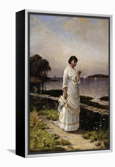 The Engagement Ring-Alfred Thompson Bricher-Framed Premier Image Canvas