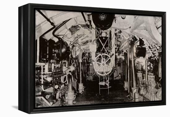 The Engine Room of a Holland Submarine, C1916-null-Framed Premier Image Canvas