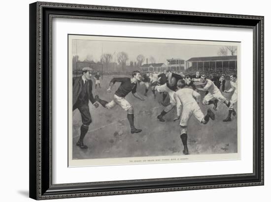 The England and Ireland Rugby Football Match at Richmond-null-Framed Giclee Print