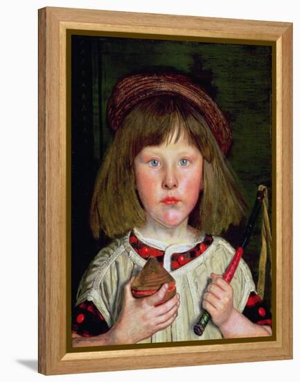 The English Boy, 1860-Ford Madox Brown-Framed Premier Image Canvas