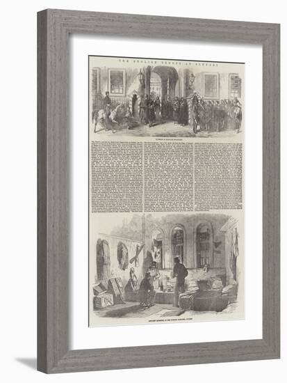 The English Troops at Scutari-null-Framed Giclee Print
