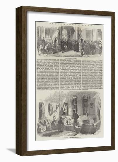 The English Troops at Scutari-null-Framed Giclee Print