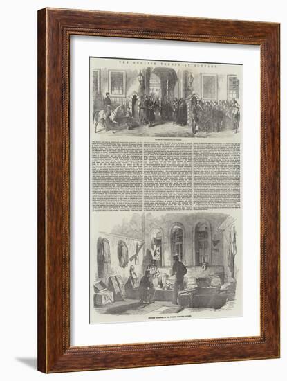 The English Troops at Scutari-null-Framed Giclee Print