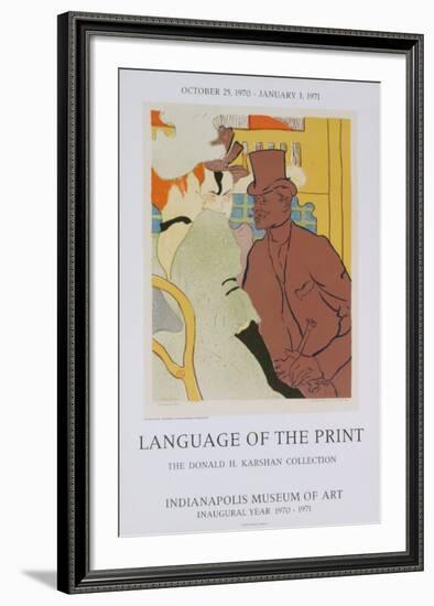 The Englishman-Henri de Toulouse-Lautrec-Framed Art Print