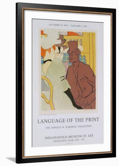 The Englishman-Henri de Toulouse-Lautrec-Framed Art Print