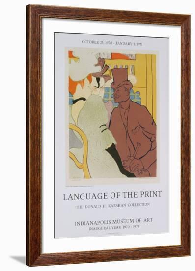 The Englishman-Henri de Toulouse-Lautrec-Framed Art Print