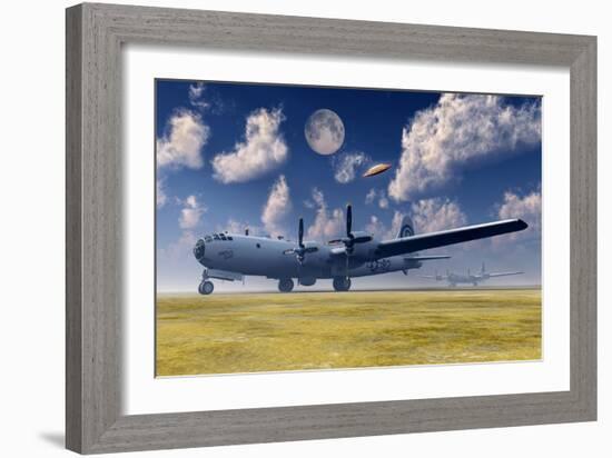 The Enola Gay B-29 Superfortress at Walker Air Force Base-null-Framed Art Print