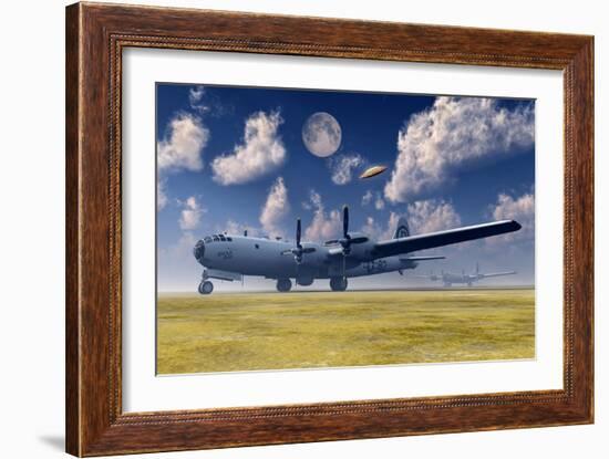 The Enola Gay B-29 Superfortress at Walker Air Force Base-null-Framed Art Print