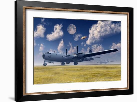 The Enola Gay B-29 Superfortress at Walker Air Force Base-null-Framed Art Print