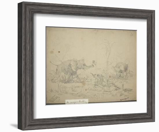 The Enraged Mother, C.1862-Thomas Baines-Framed Giclee Print