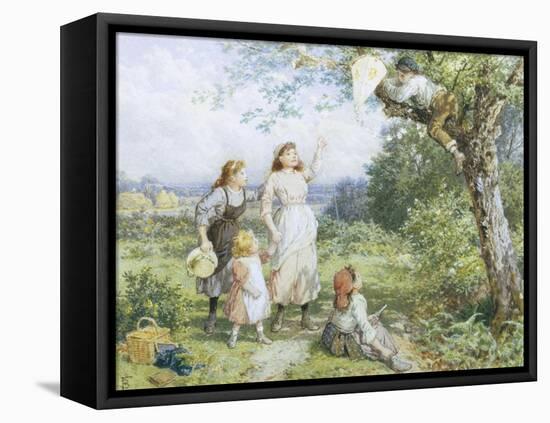 The Entangled Kite-Myles Birket Foster-Framed Premier Image Canvas