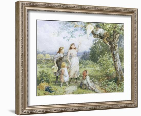 The Entangled Kite-Myles Birket Foster-Framed Giclee Print