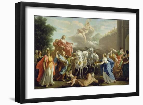 The Entering of Johann Wilhelm, Elector Palatine-Giovanni Antonio Pellegrini-Framed Giclee Print