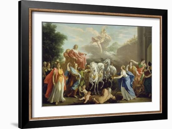 The Entering of Johann Wilhelm, Elector Palatine-Giovanni Antonio Pellegrini-Framed Giclee Print