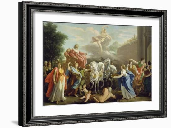 The Entering of Johann Wilhelm, Elector Palatine-Giovanni Antonio Pellegrini-Framed Giclee Print