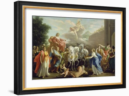 The Entering of Johann Wilhelm, Elector Palatine-Giovanni Antonio Pellegrini-Framed Giclee Print