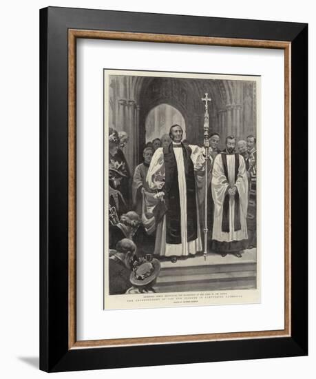 The Enthronement of the New Primate in Canterbury Cathedral-Herbert Johnson-Framed Giclee Print