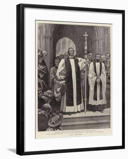 The Enthronement of the New Primate in Canterbury Cathedral-Herbert Johnson-Framed Giclee Print