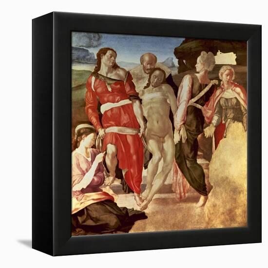 The Entombment, 1500-1501-Michelangelo-Framed Premier Image Canvas