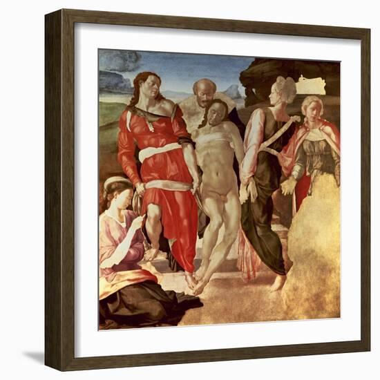 The Entombment, 1500-1501-Michelangelo-Framed Giclee Print