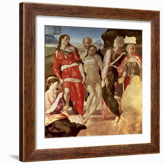 The Entombment, 1500-1501-Michelangelo-Framed Giclee Print