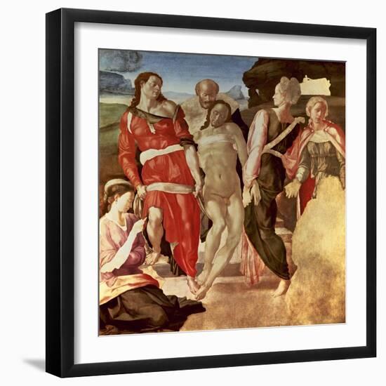 The Entombment, 1500-1501-Michelangelo-Framed Giclee Print