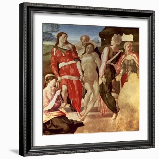 The Entombment, 1500-1501-Michelangelo-Framed Giclee Print