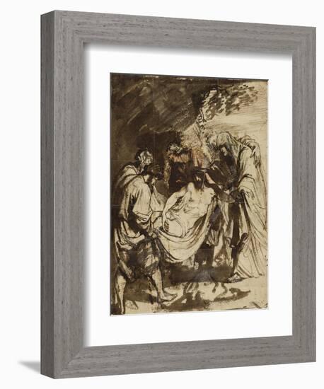 The Entombment (1617-1618)-Anthony van Dyck-Framed Giclee Print