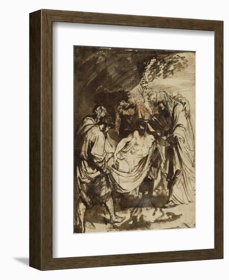 The Entombment (1617-1618)-Anthony van Dyck-Framed Giclee Print