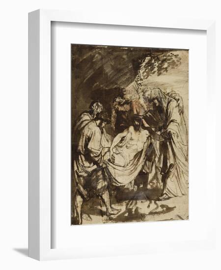 The Entombment (1617-1618)-Anthony van Dyck-Framed Giclee Print