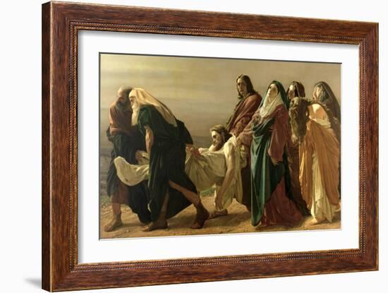 The Entombment, 1883-Antonio Ciseri-Framed Giclee Print