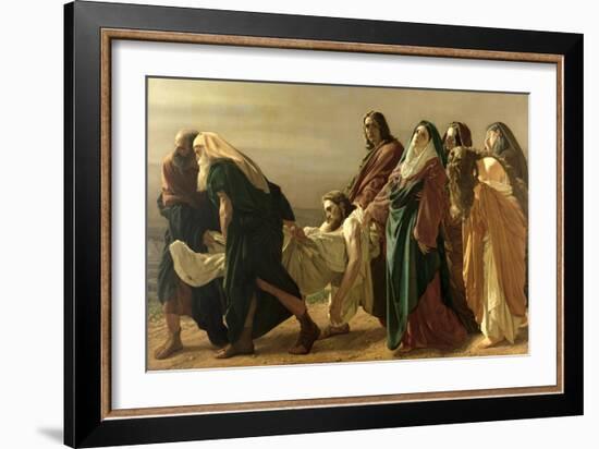 The Entombment, 1883-Antonio Ciseri-Framed Giclee Print