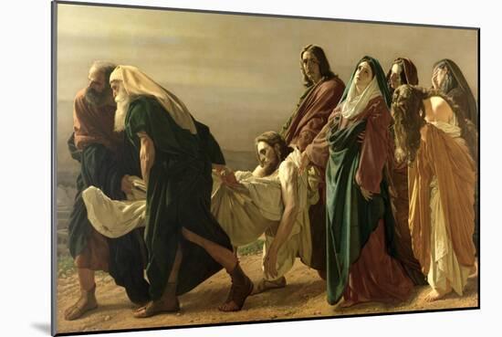 The Entombment, 1883-Antonio Ciseri-Mounted Giclee Print