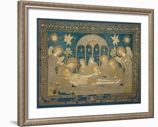 The Entombment (Altar Embroider), 1682-null-Framed Giclee Print