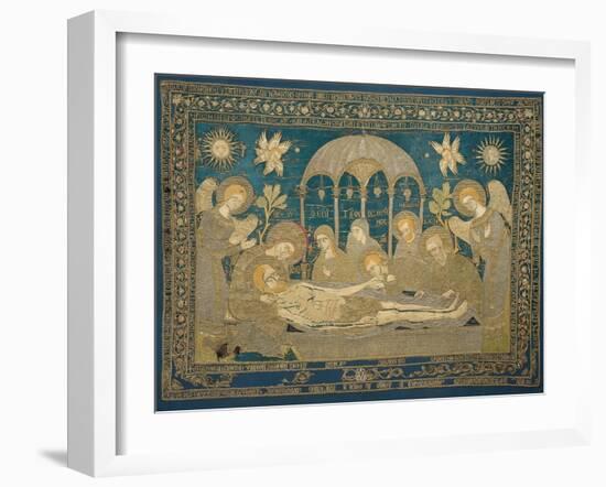 The Entombment (Altar Embroider), 1682-null-Framed Giclee Print