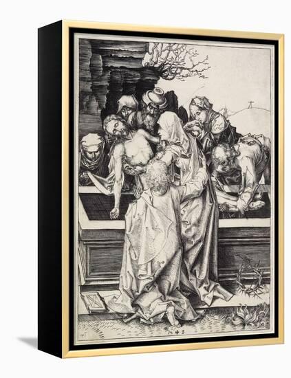 The Entombment, C. 1480-Martin Schongauer-Framed Premier Image Canvas