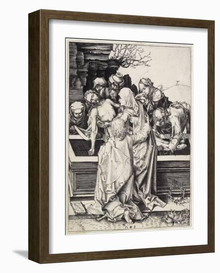 The Entombment, C. 1480-Martin Schongauer-Framed Giclee Print