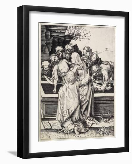 The Entombment, C. 1480-Martin Schongauer-Framed Giclee Print