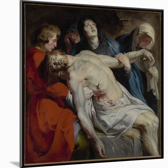 The Entombment, c.1612-Peter Paul Rubens-Mounted Giclee Print