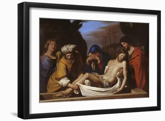 The Entombment, C.1656-Guercino-Framed Giclee Print