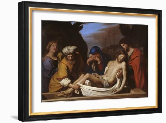 The Entombment, C.1656-Guercino-Framed Giclee Print