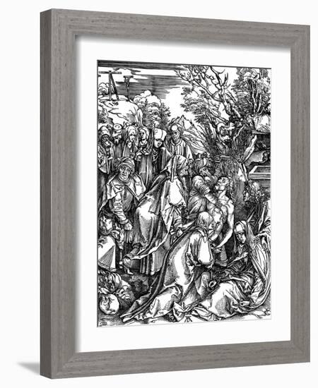 The Entombment, C1497-C1500-Albrecht Durer-Framed Giclee Print