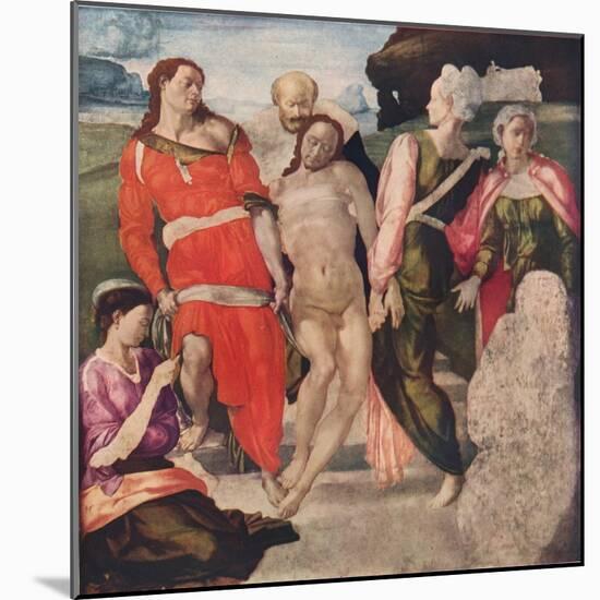 The Entombment, c1500, (1911)-Michelangelo Buonarroti-Mounted Giclee Print