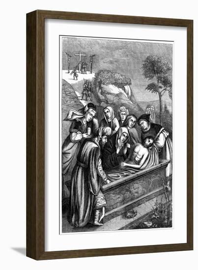 The Entombment, C15th Century-Plon Freres-Framed Giclee Print