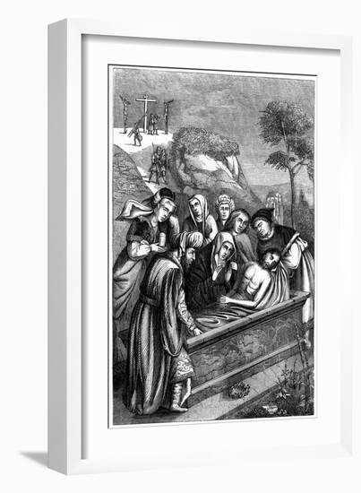 The Entombment, C15th Century-Plon Freres-Framed Giclee Print