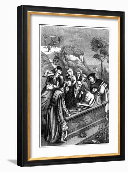 The Entombment, C15th Century-Plon Freres-Framed Giclee Print