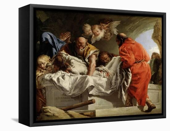 The Entombment of Christ, 1772-Giandomenico Tiepolo-Framed Premier Image Canvas
