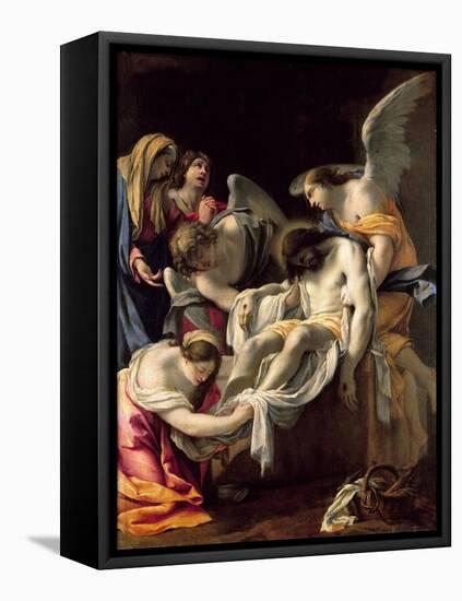 The Entombment of Christ-Simon Vouet-Framed Premier Image Canvas