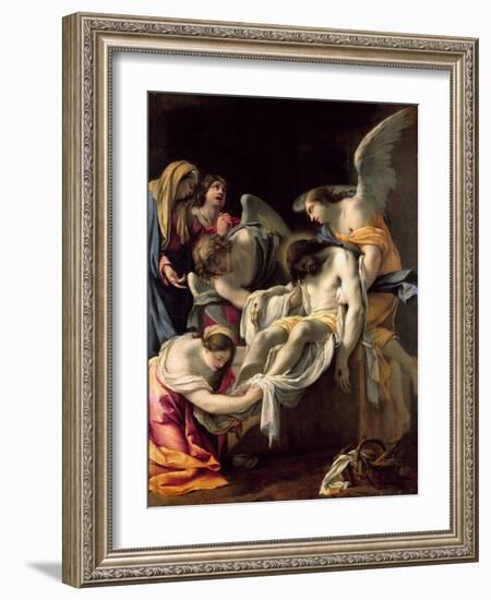 The Entombment of Christ-Simon Vouet-Framed Giclee Print