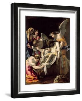 The Entombment of Christ-Simon Vouet-Framed Giclee Print
